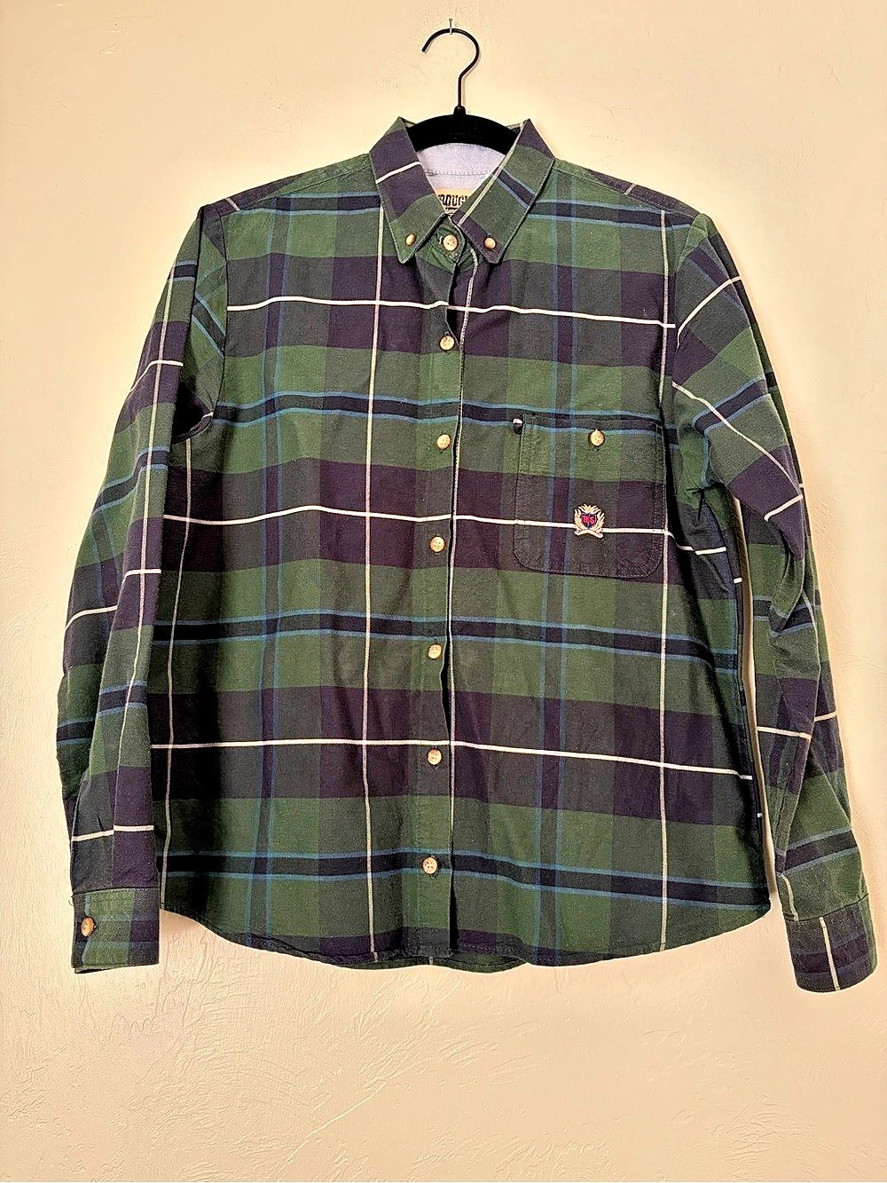 Vintage 90’s Women’s Rough Stock by Panhandle Slim Button Up Plaid Shirt M